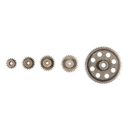 Globact 11184 64T Diff Spur Gear & 17T/21T/26T/29T Pinion Gear for HSP 1/10 | Fits Redcat Volcano Epx Hsp 1/10 Monster Truck Brontosaurus 94111