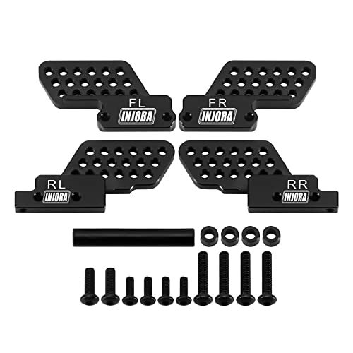 INJORA Shock Mount Multiple Mounting Positions Damper Holder CNC Aluminum for TRX4M Defender 1/18 RC Crawler Upgrades