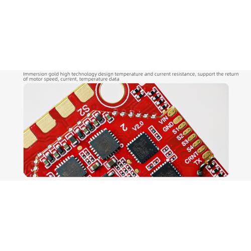 HGLRC Zeus 60A ESC BL32 3-6S 4in1 M3 with Heat Sink, Supports DShot600/300/150/Oneshot125/42 MultiShot for FPV Racing Drone Freestyle