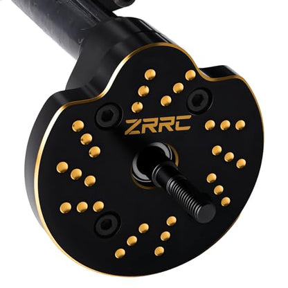Brass Portal Weights Covers Steering Knuckle Caps Housing Counterweight for Axial SCX10 III AXI03007 & Capra 1.9 UTB AXI03004 1/10 RC Rock Crawler Weight Hangers (Black Gold) - color: Black Gold