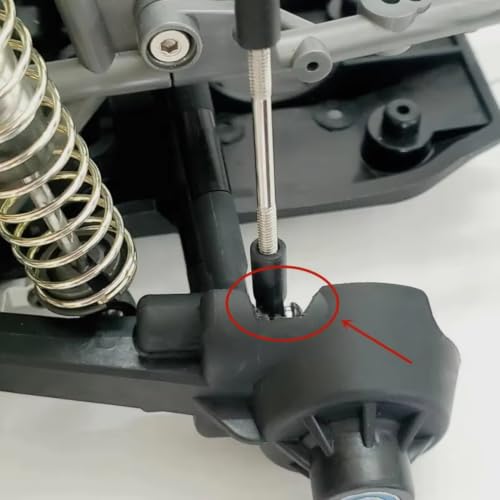 RC Car Parts Compatible with Tamiya for BBX 01 BB01 2WD 1/10 RC Off Road for Buggy Upgrade Parts Metal Rear Anti Roll Sway Bar Kit