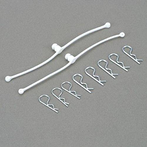 Du-Bro 2246 White Body Klip Retainer (2-Pack) - color: White