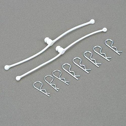 Du-Bro 2246 White Body Klip Retainer (2-Pack) - color: White