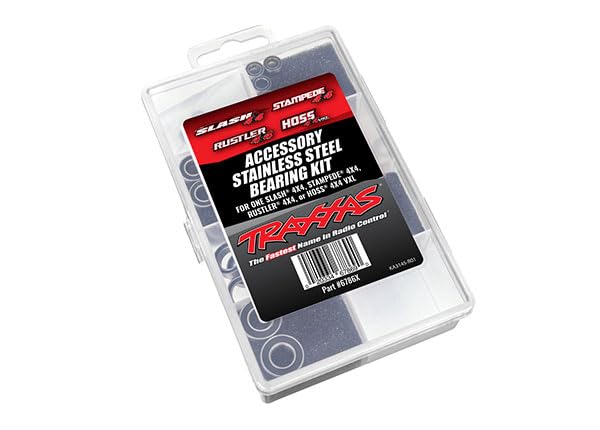 Traxxas Ball Bearing kit, Stainless Steel, Slash 4X4/Stampede 4X4/Rustler 4X4/Ho