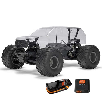 ARRMA Gorgon 2 Wheel Drive MT 1/10 Truck Ready-to-Assemble Kit with Battery & Charger Included, Clear, ARA3230SKT2