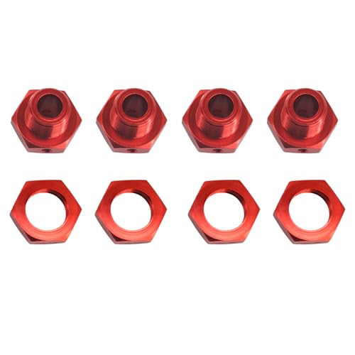 17mm Aluminum Alloy Wheel Hex Hub Adapter & Nut for Arrma 1/8 3S Typhon 1/10 Big Rock V3 RC Car