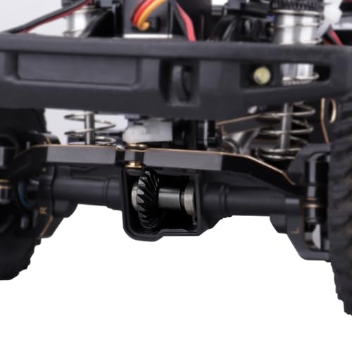 Steel 12T/24T Pinion Gear Differential Helical Gear Set Front Rear Axle Gears for TRX4M Bronco Defender K10 F-150 High Trail Upgrades 1/18 RC Crawler