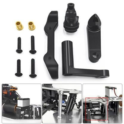 RC Vehicles Parts for Baja for Rey 1/10 RC for Rock Crawler for Buggy for Desert Truck Upgrade Parts Aluminum Steering Bellcrank Set rc Car Modified Accessories