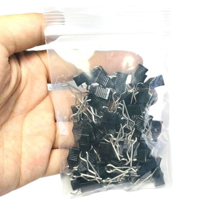 60PCS 1mm RC Body Clips with Pull Tabs for All 1/12 1/14 1/16 1/18 Scale Hyper go,Redcat Traxxas HPI Himoto HSP Exceed RC Car Body Clips,for SCX24 TRX4M H165 RC Car Truck Buggy Parts