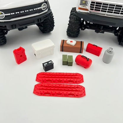 Generic 1/18 1/24 Rc Crawler Accessories Fit for 1/18 Trx4m 1/24 Axial Scx24