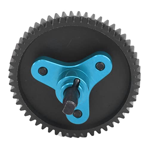 54T Spur Gear Complete Slipper Clutch Assembly Aluminum Steel Differential Slipper Clutch for Slash 4x4 4X4 Rustle 4X4 HuanQi 727 1/10 RC Cars Blue – Durable (Blue) - color: Blue