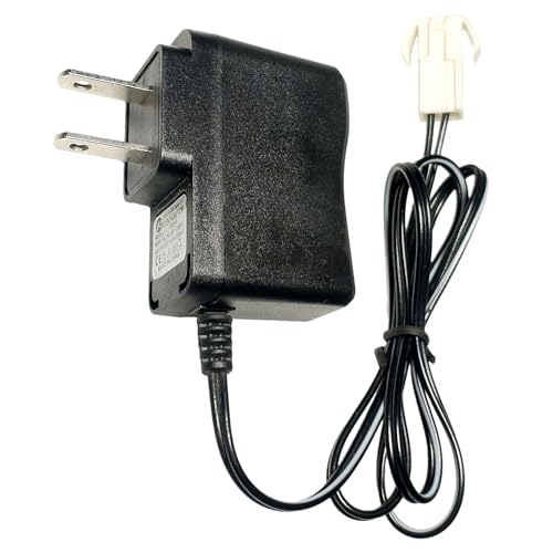 9.6V NiMh NiCd Battery US Charger 250mA EL-2P Female Plug for RC Car Off-Road Truck Speed Boat (Rev Plug)