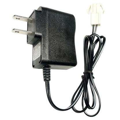 9.6V NiMh NiCd Battery US Charger 250mA EL-2P Female Plug for RC Car Off-Road Truck Speed Boat (Rev Plug)