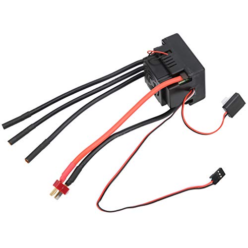VGEBY Brushless ESC, 120A High-Current RC Speed Controller for 1/8 Scale Off-Road Racing, Electronic Speed Controller for Hobby Modeling Enthusiasts and RC Car Racing