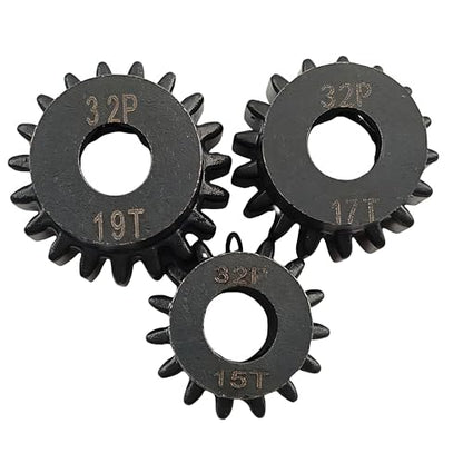 54T Steel Differential Gear with Slipper Clutch for Slash Stampede Rustler | 32P,15T 17T 19T Pinion Set,4X4,6878,Pre-Assembled,Direct Replacement,High Strength,Wear Resistant