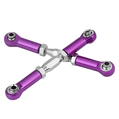Steering Linkage, RC Steering Rod CNC Machined Servo Link Pull Rod for RC Car Upgrade Parts() Model Car Accessories