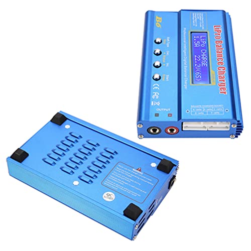 Fafeicy B6 80W Digital LCD RC Balance Charger Discharger for Lipo NiMH Battery (Without Plug)