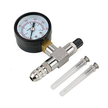 NICECNC 350PSI Shock Nitrogen Needle Fill Tool Compatible with Yamaha YZX,RZR's,Compatible with Arctic Cat,Compatible with Ohlins,Compatible with Raptor Truck Shocks,Snowmobile Shocks,See Fitment!