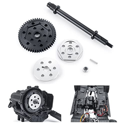 Gearbox Gear Modification Kit for Axial SCX6 JLU Jeep Trail Honcho | Metal Steel Motor Gear Set AXI05000 AXI05001 1/6RC Crawler Truck Buggy Upgrade Parts