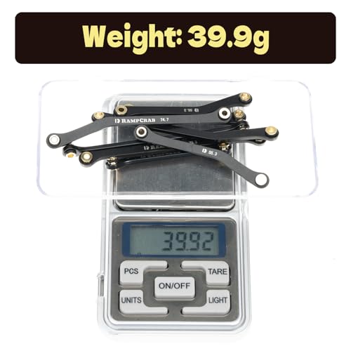 High Clearance Links Set for TRX4M High Trail K10 F150, Stainless Steel Links Set, 44g/Set - size: for K10 F150
