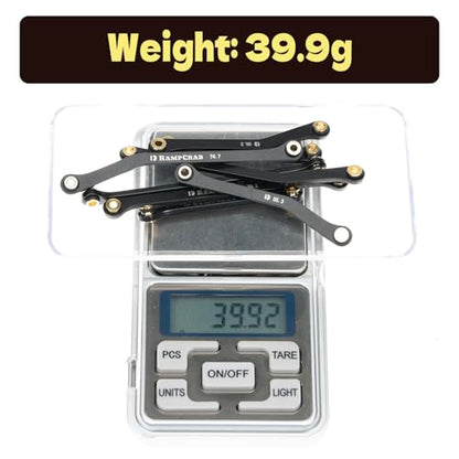 High Clearance Links Set for TRX4M High Trail K10 F150, Stainless Steel Links Set, 44g/Set - size: for K10 F150
