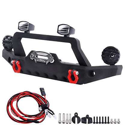 Metal Bumper Mount Set Front & Rear for TRX-4 Axial SCX10 SCX10 II 90046 SCX10 III AXI03007