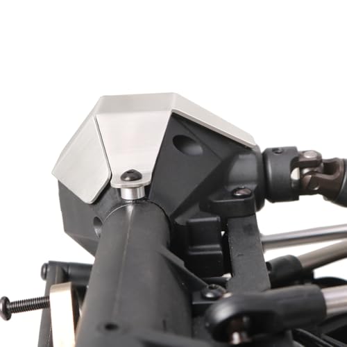 KYX Racing Stainless Steel Chassis Protective Plate Front Rear Axle Guard Upgrades Parts Accessories for 1/8 RC Car Axial AXP8