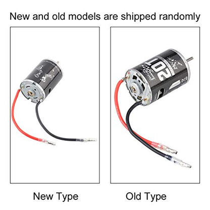 540 Brushed Motor, 20T/25T RC Car Motor 3.5cm/1.38in Diameter Metal RC Model Update Accessory for 1/10 Scale Remote Control Car (20T)