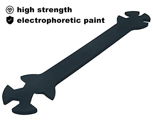 RC Multi-Function Turnbuckle Wrench & Cross Wrench for RC Repair Work | Steel RC Car Multi-Function Tool - 6 in 1 Special Wrench 3/4/5/5.5/7/8MM with Cross Wrench for 1/8 1/10 1/12 1/14 1/16 Cars