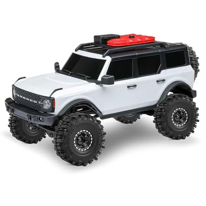 1.0" Beadlock Aluminum Wheels and 64mm Soft Rubber Tires | for SCX24, TRX4M, Ascent 18, FCX24, 1/18 1/24 RC Crawler, 7mm Hex, 0mm Offset, with Foam Inserts, (Black) - color: Black