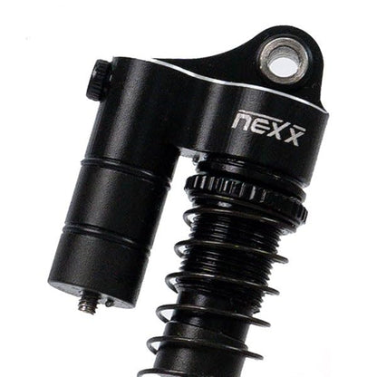 Nexx Racing Reservoir Shocks (4pcs) for 1/18 RC Crawler Redcat Ascent-18 - Remote Control Car, RC Cars, RC Crawler 1/18 4WD Nexx Racing Upgrade Parts (HELIDIRECT) (Black - 53mm) - color: Black - 53mm