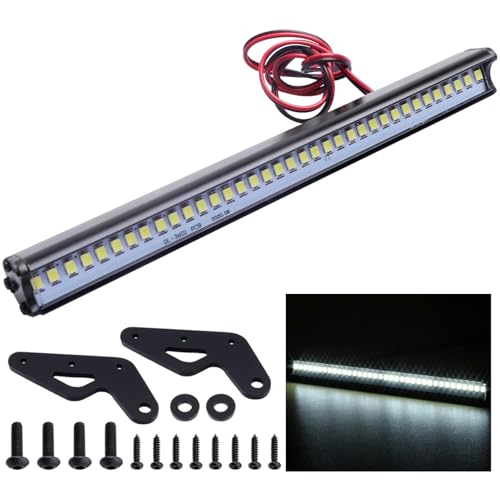Super Bright RC LED Light bar Roof LED Lamp Kit 36 LED Light Bar for 1/10 Traxxas TRX4 SCX10 90027 SCX10 II 90046 RC4WD D90 RC Crawler Car (Type 2) - style: Type 2