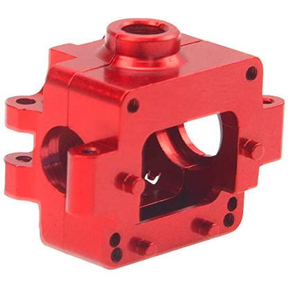Aluminum Alloy Differential Gearbox Housing Cover Gear Box Shell Compatible with Wltoys 284131 K969 K989 P929 1/28 RC Car (Red) - color: Red