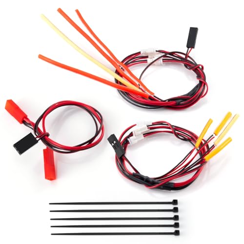 Front/Rear/Side Light with Cable for ARRMA 1/14 Mojave GROM | RC Light Bar Kit RC Car Upgrade Part
