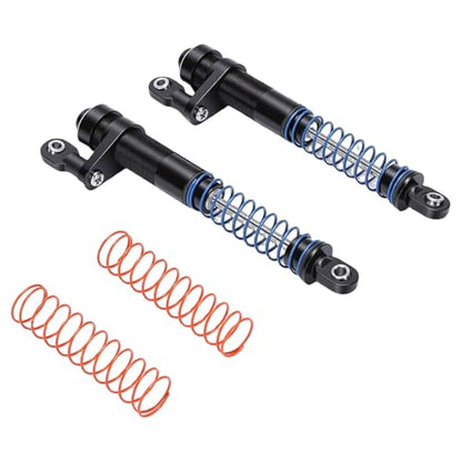 Pomya 78-100mm 1/10 RC Shock Absorbers Dampers | Threaded Adjustable Oil Filled, High Strength Aluminum Alloy for Rock Crawlers Suspension Upgrade