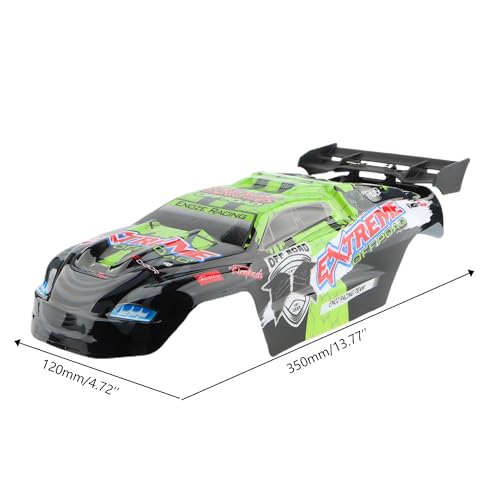 9206E RC Car Shell Body Cover PX9200-03 Accessories Spare Parts for 9202E 9206E 1:10 RC Monster Trucks Vehicle (Green) - color: Green