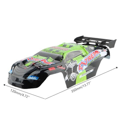 9206E RC Car Shell Body Cover PX9200-03 Accessories Spare Parts for 9202E 9206E 1:10 RC Monster Trucks Vehicle (Green) - color: Green