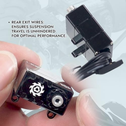 TORQ MLS-1023 Premium High Torque Servo for FMS FCX18 and FCX24 - Remote Control Car, RC Car, RC Crawler FMS 1/24 & 1/18 Electronics Upgrades RC Servos (HELIDIRECT)