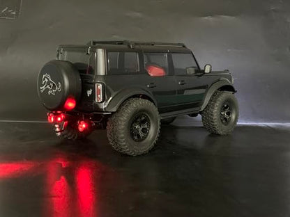 Aluminum Rear Bumper Upgrades for TRX4M Bronco 1/18th RC Crawler Truck Car Parts - color: Rear Bumper