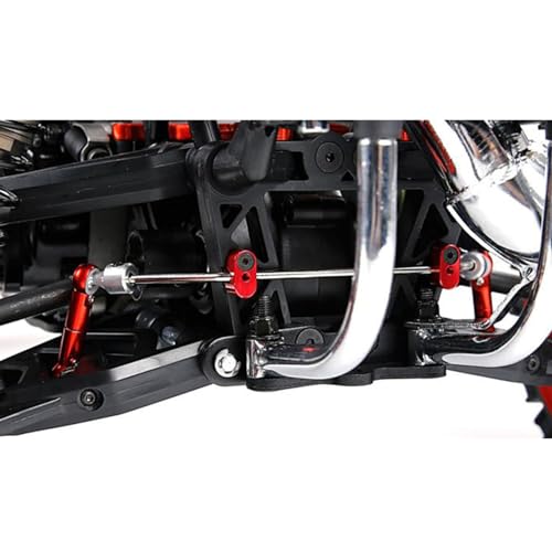 CNC Metal Balance Bar Sway Kit (Red) | for 1/5 HPI ROFUN ROVAN King Motor Baja 5b 5t 5sc Rc Car Parts - color: Red