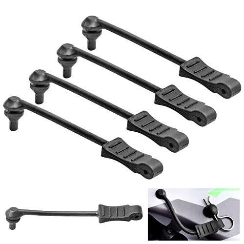 HobbyPark 20pcs RC Rubber Retainer Pull Tabs for 1/12 1/10 1/8 1/5 RC Car Body Clips (fit 1.2mm 1.4mm 1.5mm Rod) - size: fit 1.2mm 1.4mm 1.5mm Rod