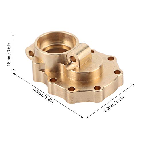 Brass Portal Cover, 1Pair Front Rear Brass Heavy Duty Steering Knuckle Portal Cover for 82056‑4 RC Crawler