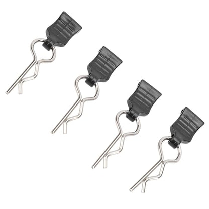 RC Car Body Clip Pin with Pull Tabs Easy to Install RC Car Shell Clip R Pin for 124008 124010 124006 144016 144018