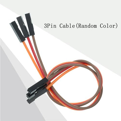 2 Pack Temperature Sensor Module Kit with 1m Cable Waterproof Stainless Steel Probe, Temperature Sensor Chip for Arduino and Raspberry Pi