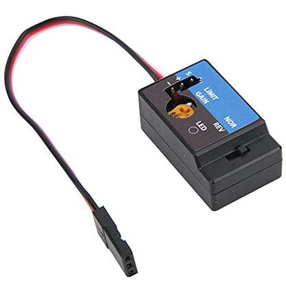 Mini RC Racing Car Gyro for High Drifting Stability for WPL D12, Portable Analog and Digital Steering Gear for RC Cars, Suitable for WPL D12