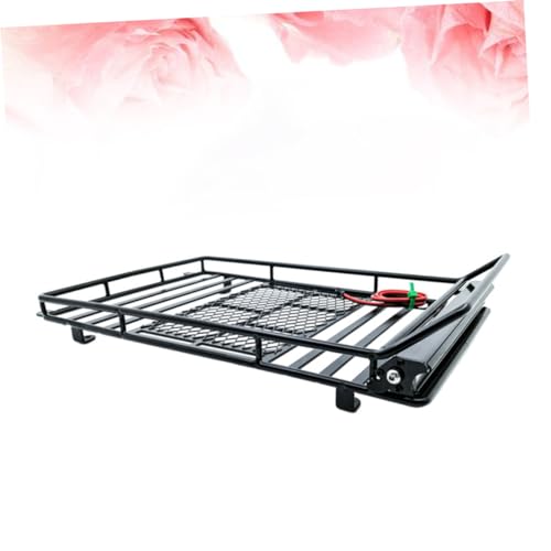 Car Roof Luggage Holder Rack Light Crawler Storage Shelf Simulation Climbing Vehicle Accessory for Outdoor Adventures - size: 24.80X14.10X2.30CM