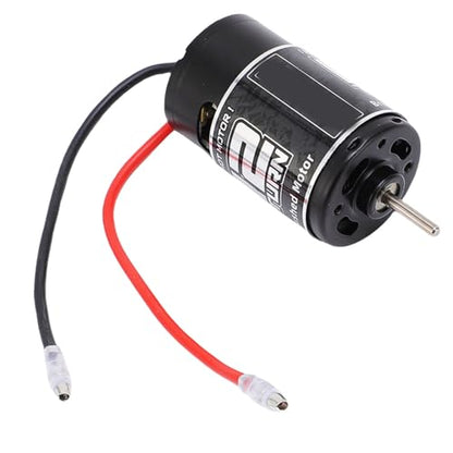 VINGVO 550 12T Brushed Motor with ESC for RC Cars, 320A Continuous Current High Motor for Crawlers Boats Trucks, Universal 6-12V NiMH LiPo