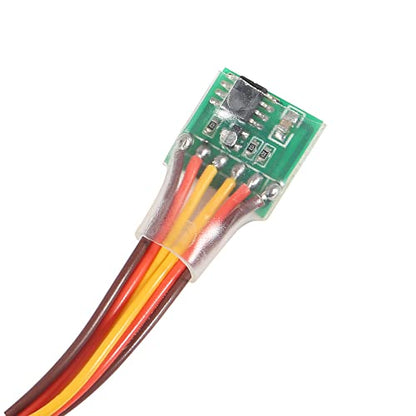 5pcs Servo Signal Reverser Rotation Inverter 5.0-6.0v Steering Gear Reverser for JR Futaba Aircraft Airplane Steering Gear and Any Servos (A) - style: A