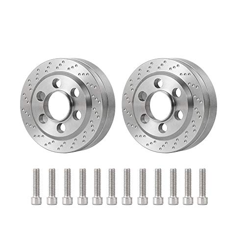 4pcs Stainless Steel RC Car 1.9" Beadlock Wheel Weight Block 56g Counterweight Upgrade Parts for 1/10th SCX10 TRX4 Redcat Gen8 Gen7