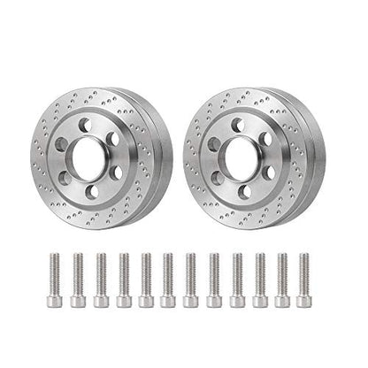 4pcs Stainless Steel RC Car 1.9" Beadlock Wheel Weight Block 56g Counterweight Upgrade Parts for 1/10th SCX10 TRX4 Redcat Gen8 Gen7